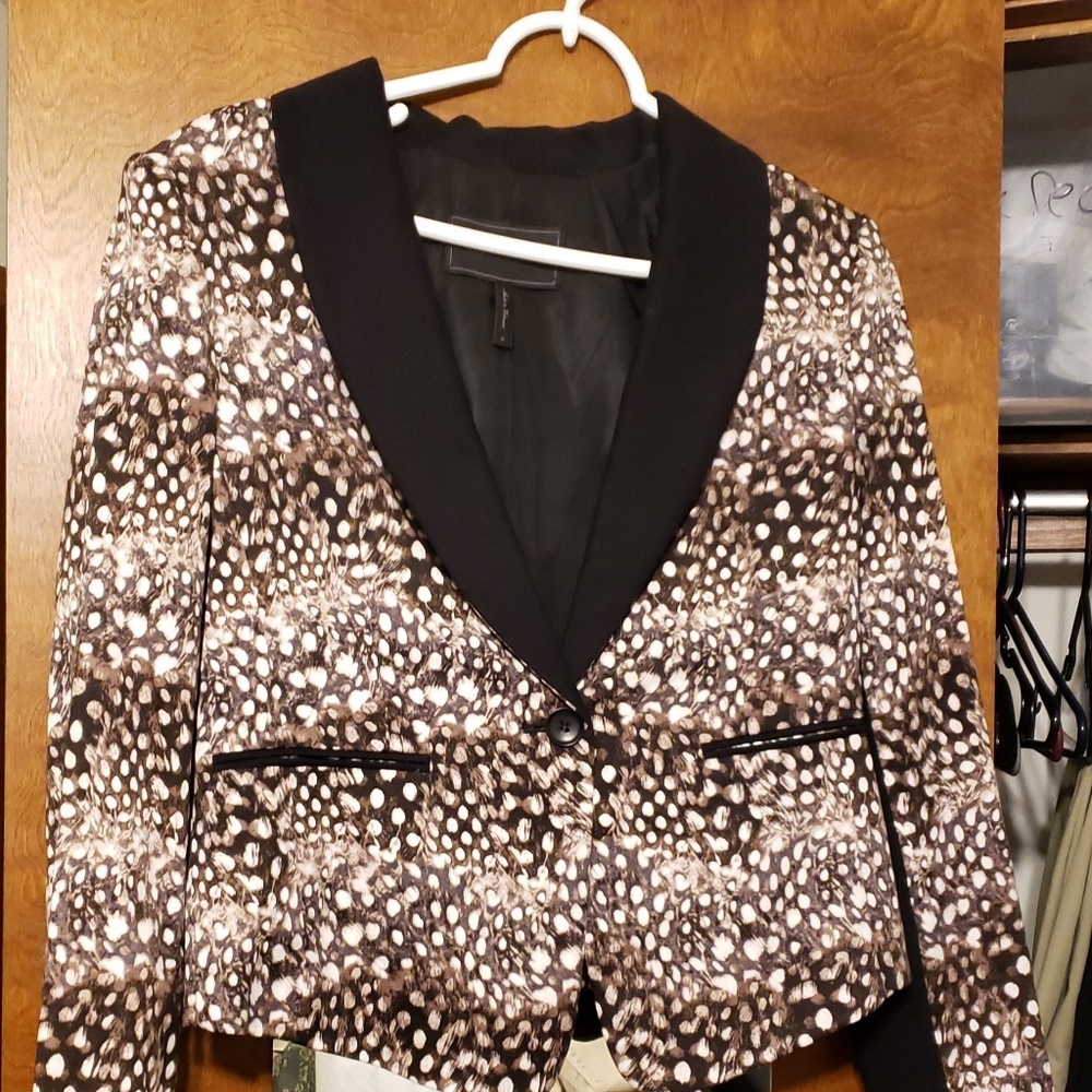 BCBG  leopard jacket.
